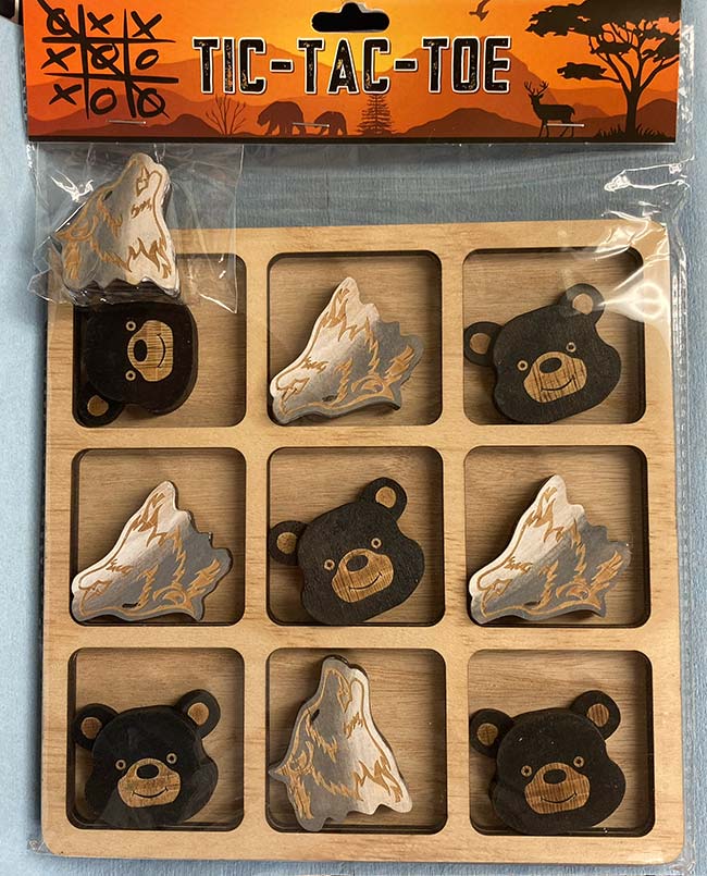 Bear/Wolf Tic-Tac-Toe