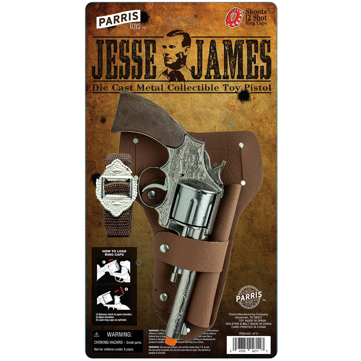 Jessie James 12- Shot Cap Gun