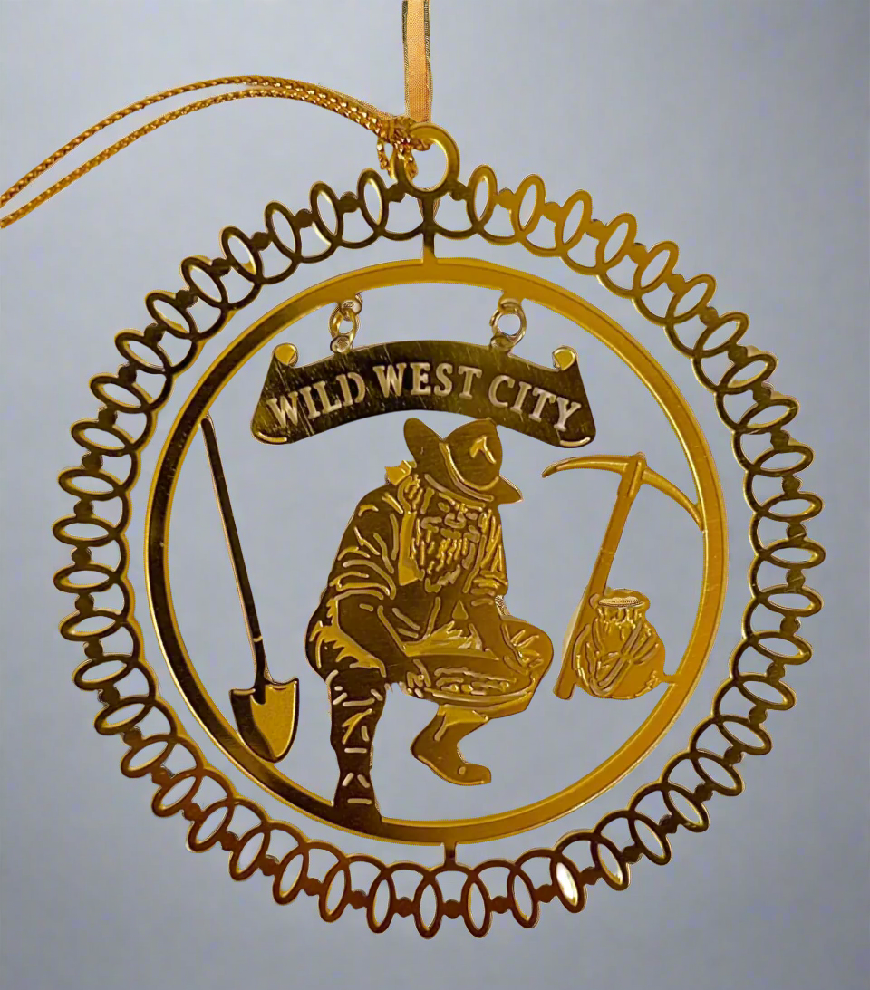 Wild West City Holiday Ornament