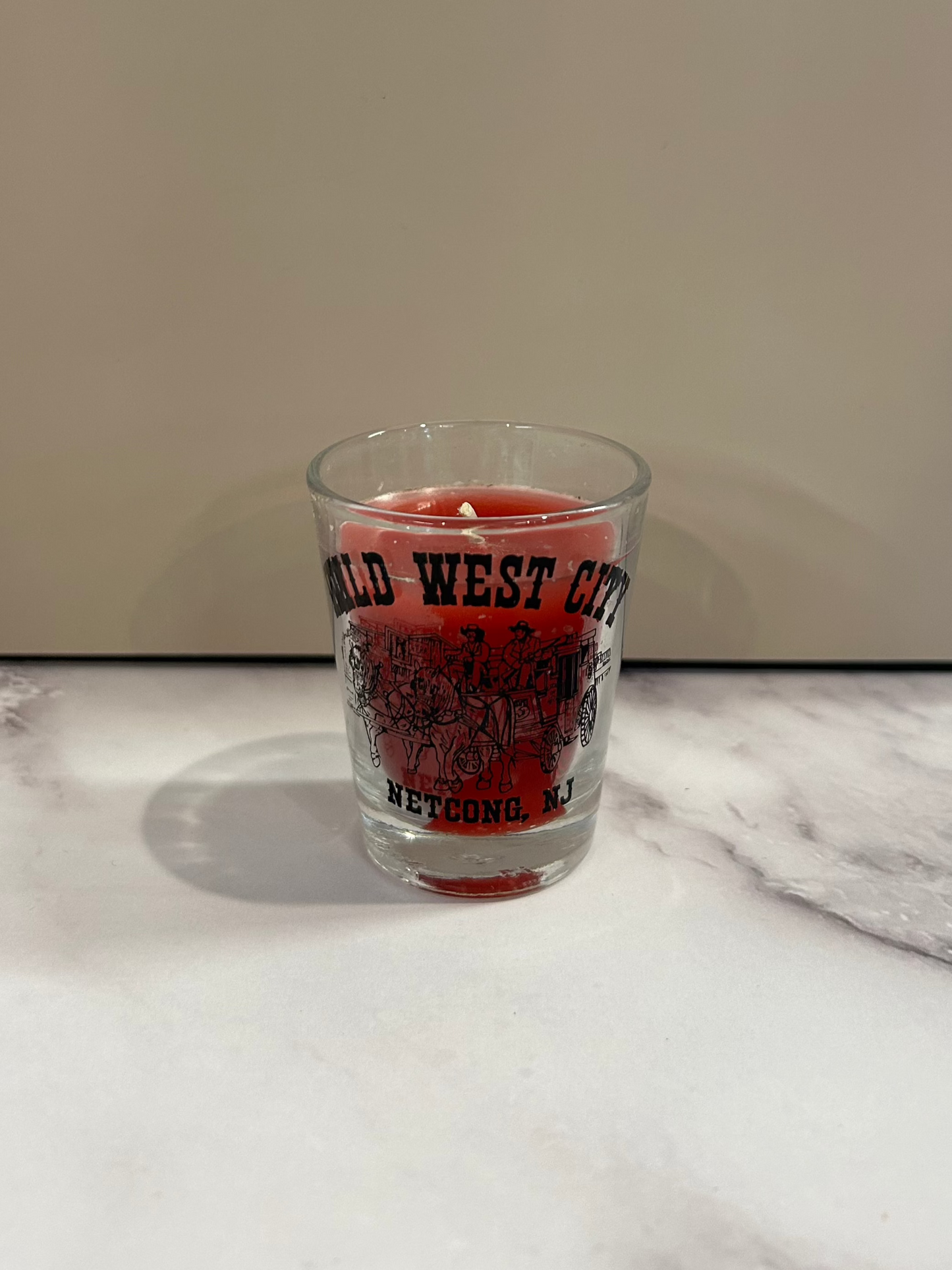 Shotglass Candle