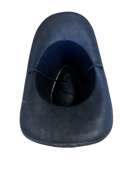 Felt Cowboy Hat with Ribbon Chin Cord