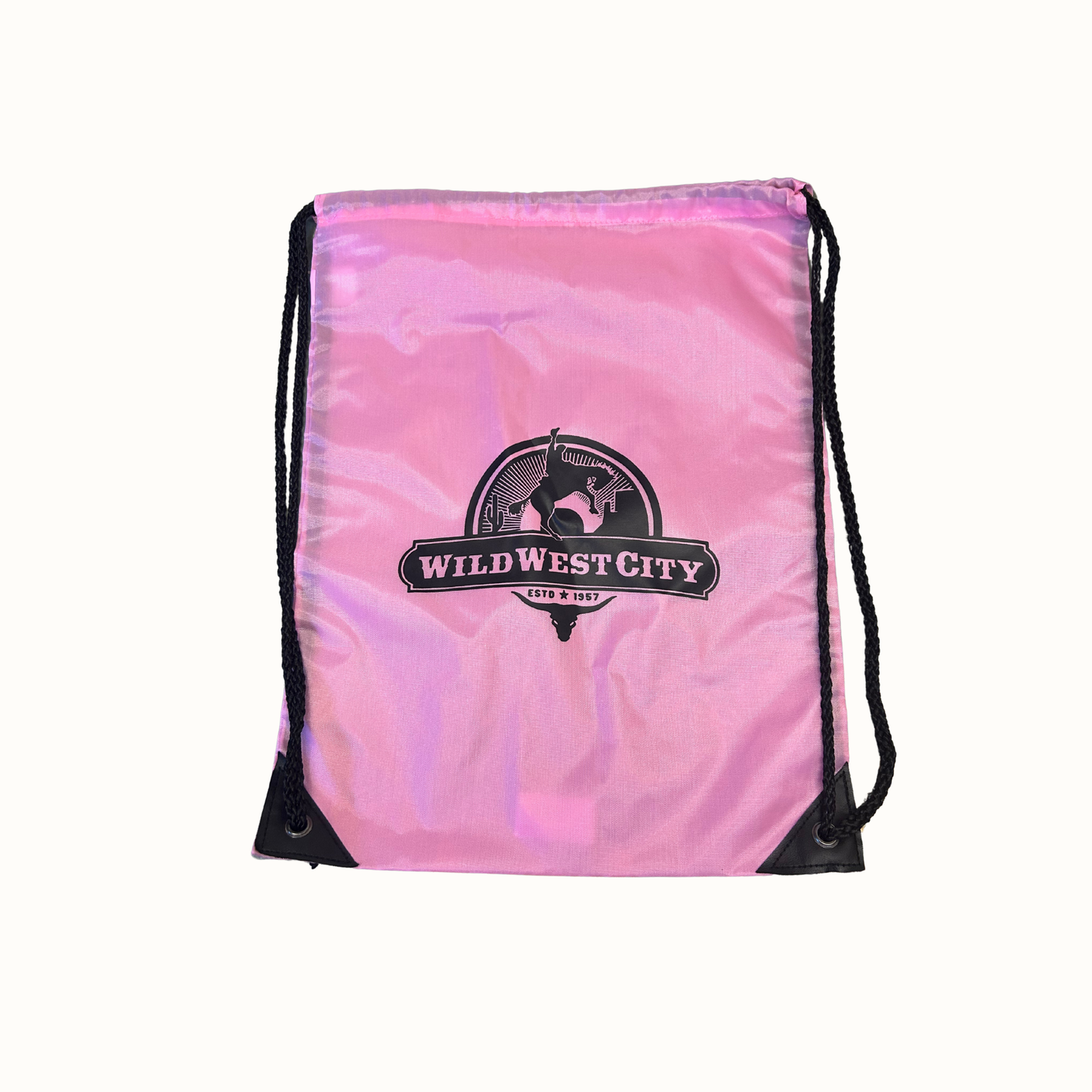 Wild West City Drawstring Backpack