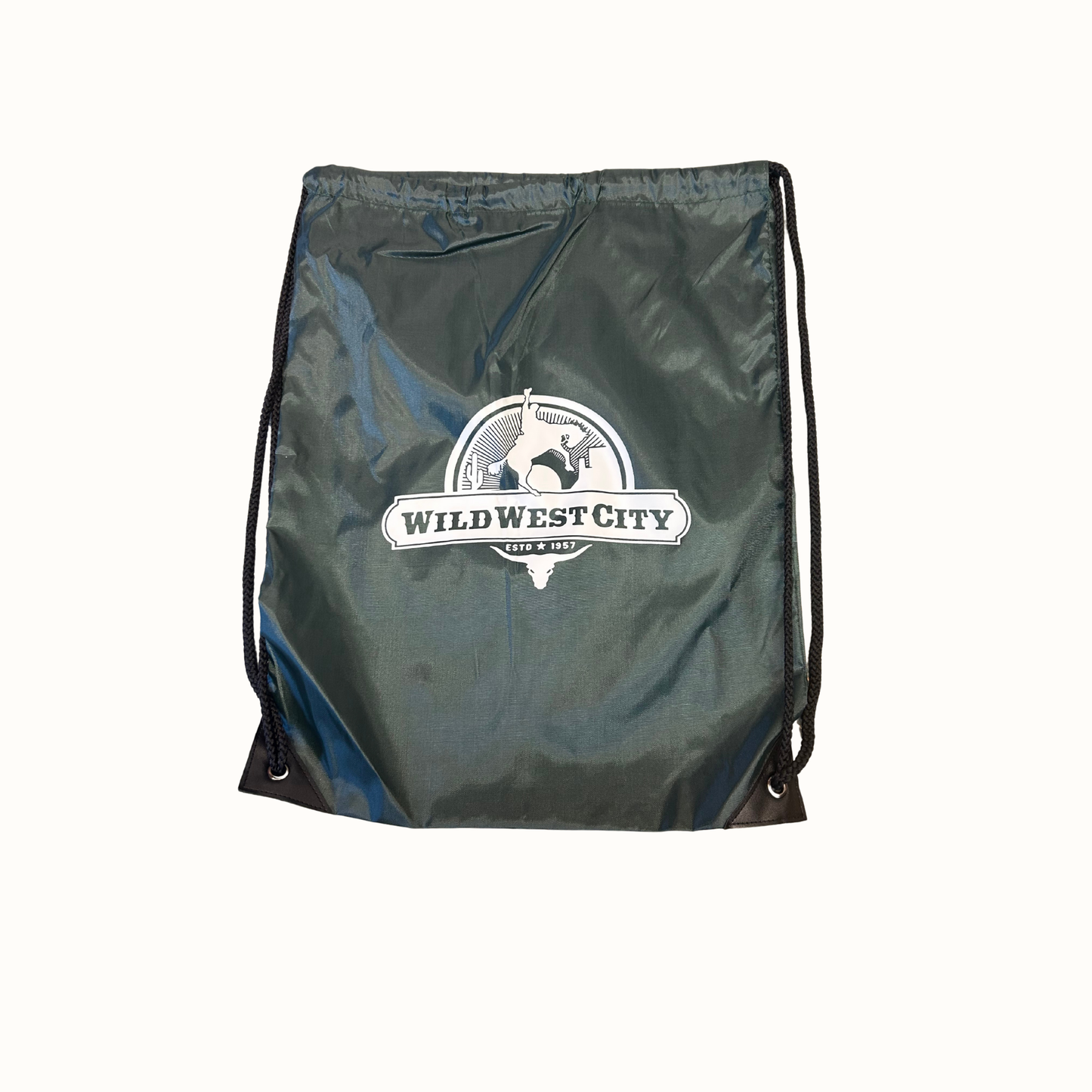 Wild West City Drawstring Backpack
