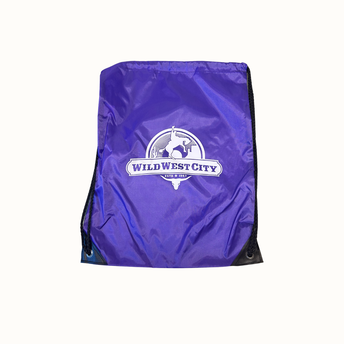 Wild West City Drawstring Backpack