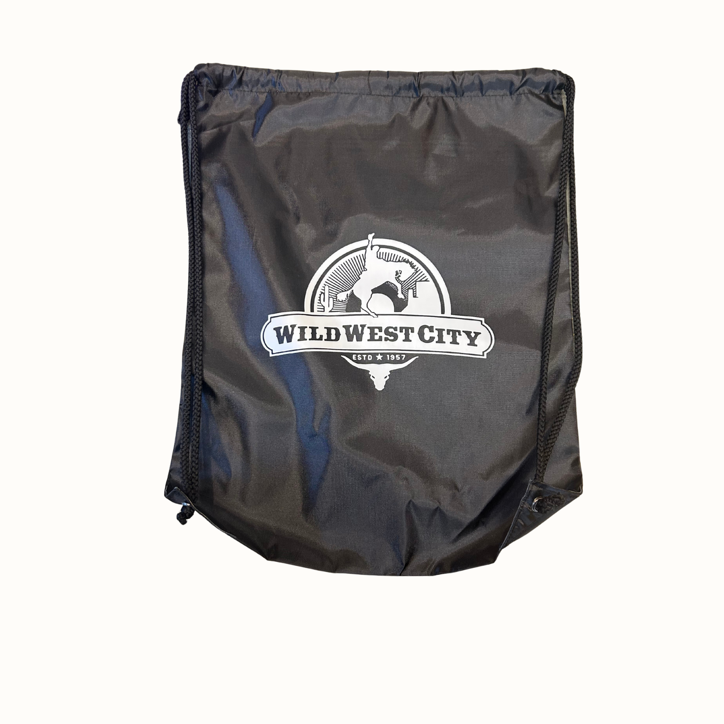 Wild West City Drawstring Backpack