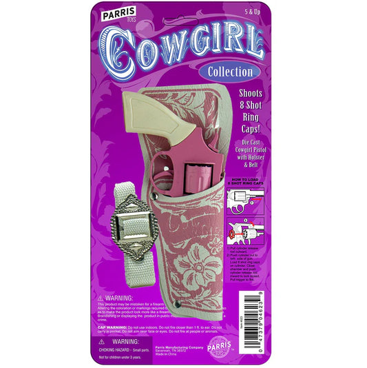 Cowgirl 8-Shot Toy Gun