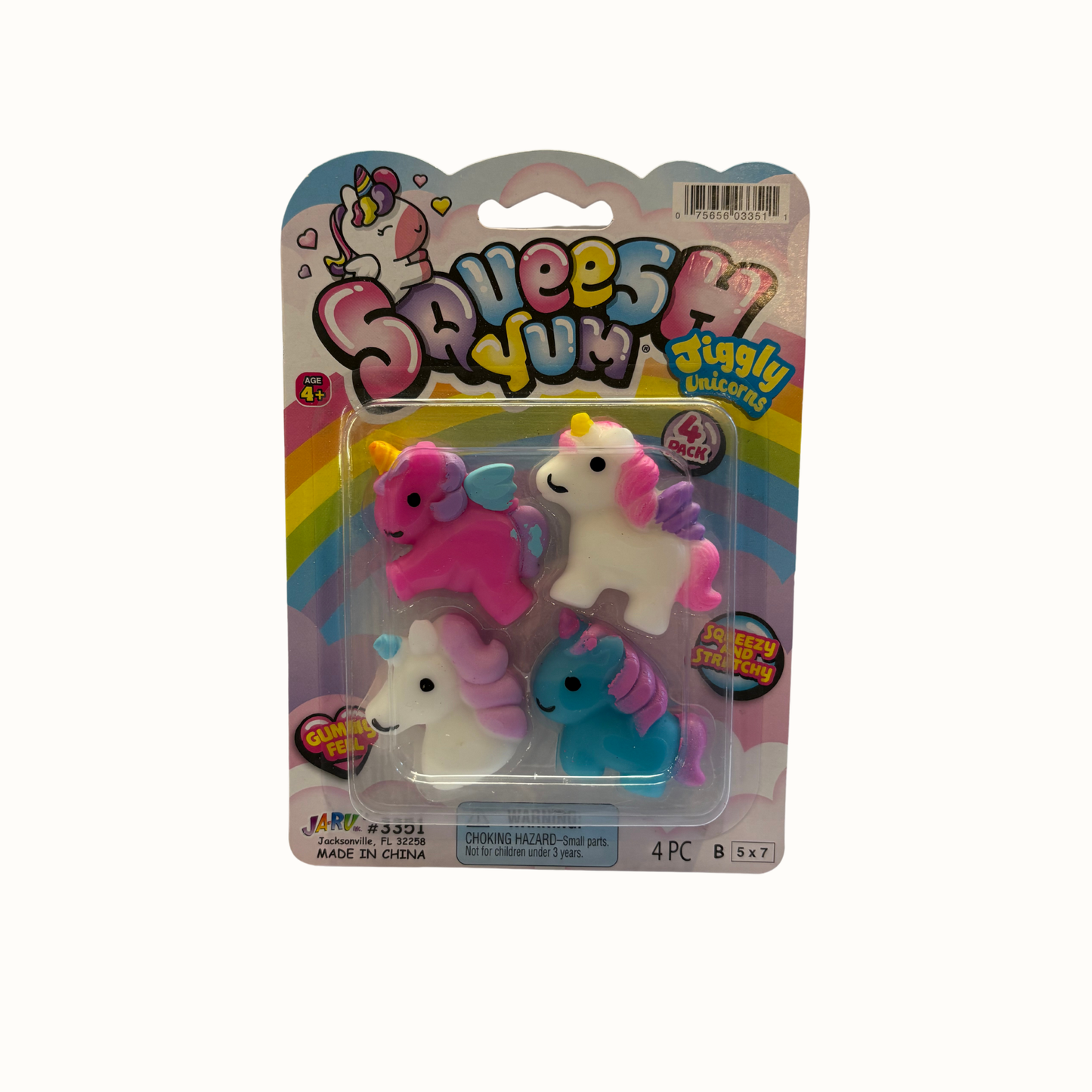 Squish Yum Unicorns 4-Pack