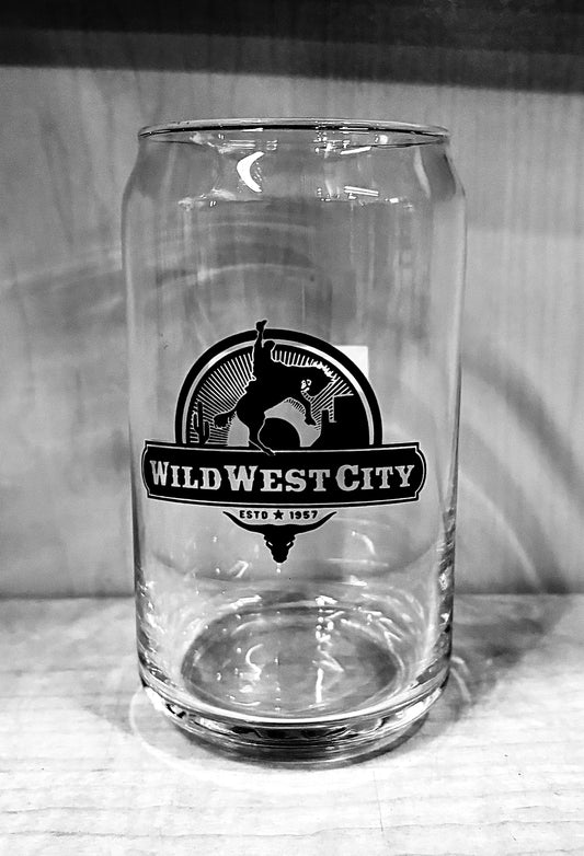 Wild West City Soda Glass