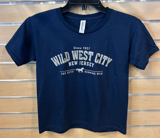 WWC City Running Wild Tee- Navy Blue