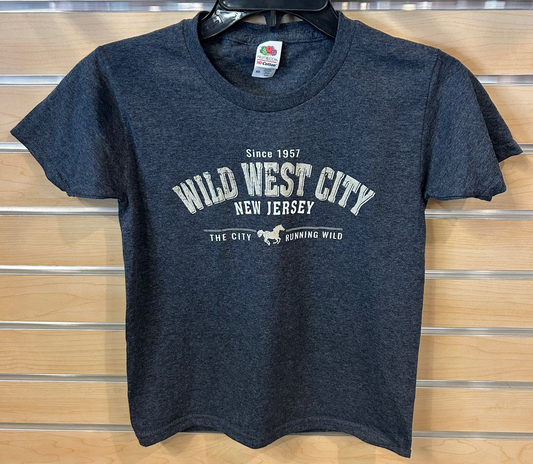 WWC City Running Wild Tee-Dark Gray