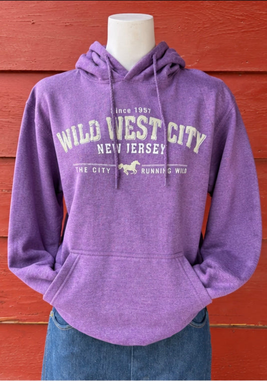 City Running Wild Adult Hoodie - Purple