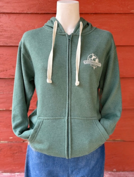Wild West City Green Zip Up