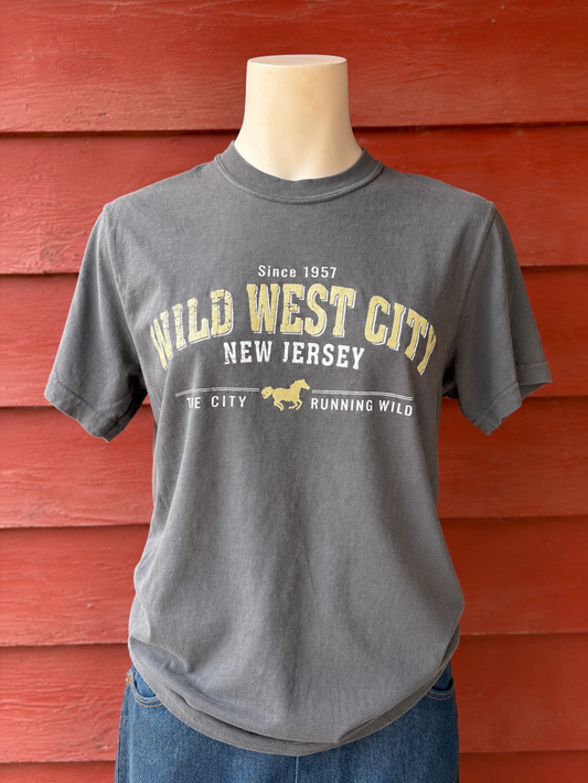 The Wild West City Frontier Tee- Grey