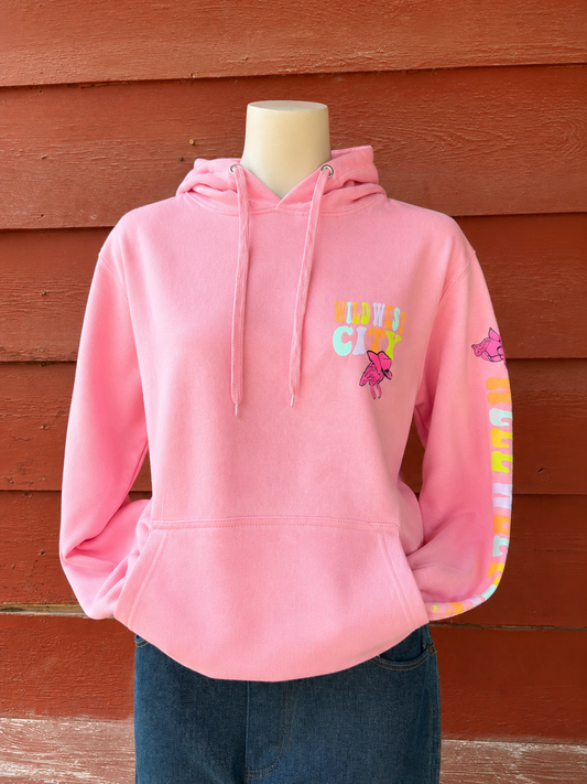 Adult Neon WWC Sweatshirt- Bright Pink