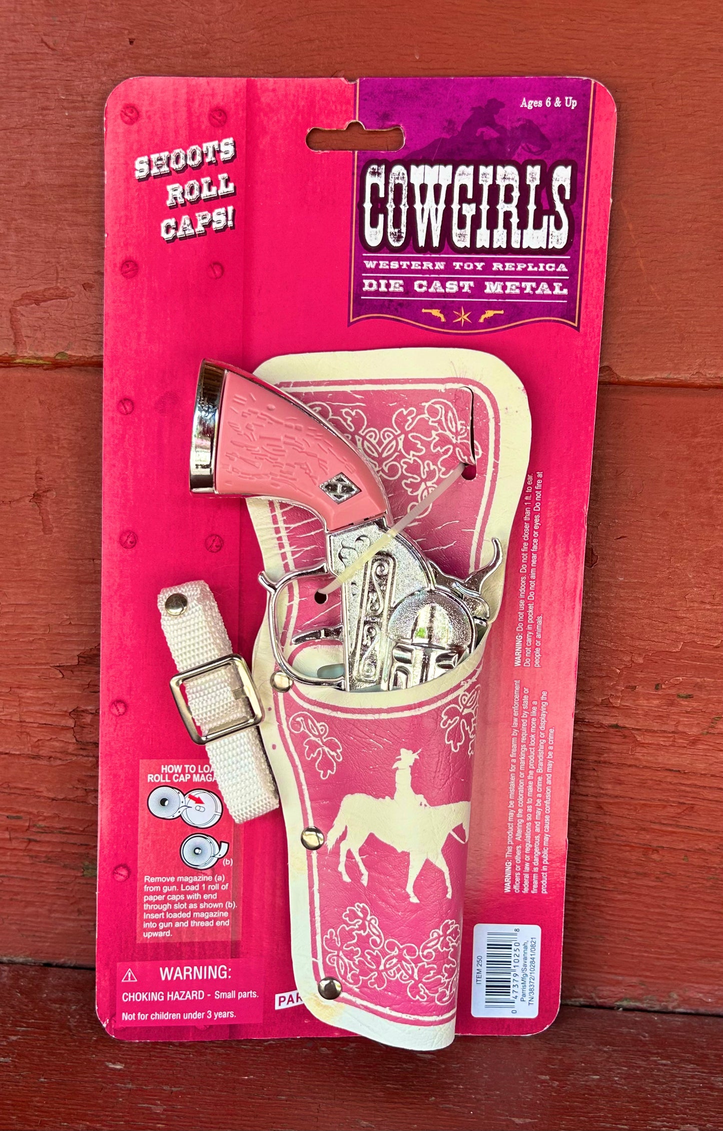 Cowgirl Roll Cap Toy Gun