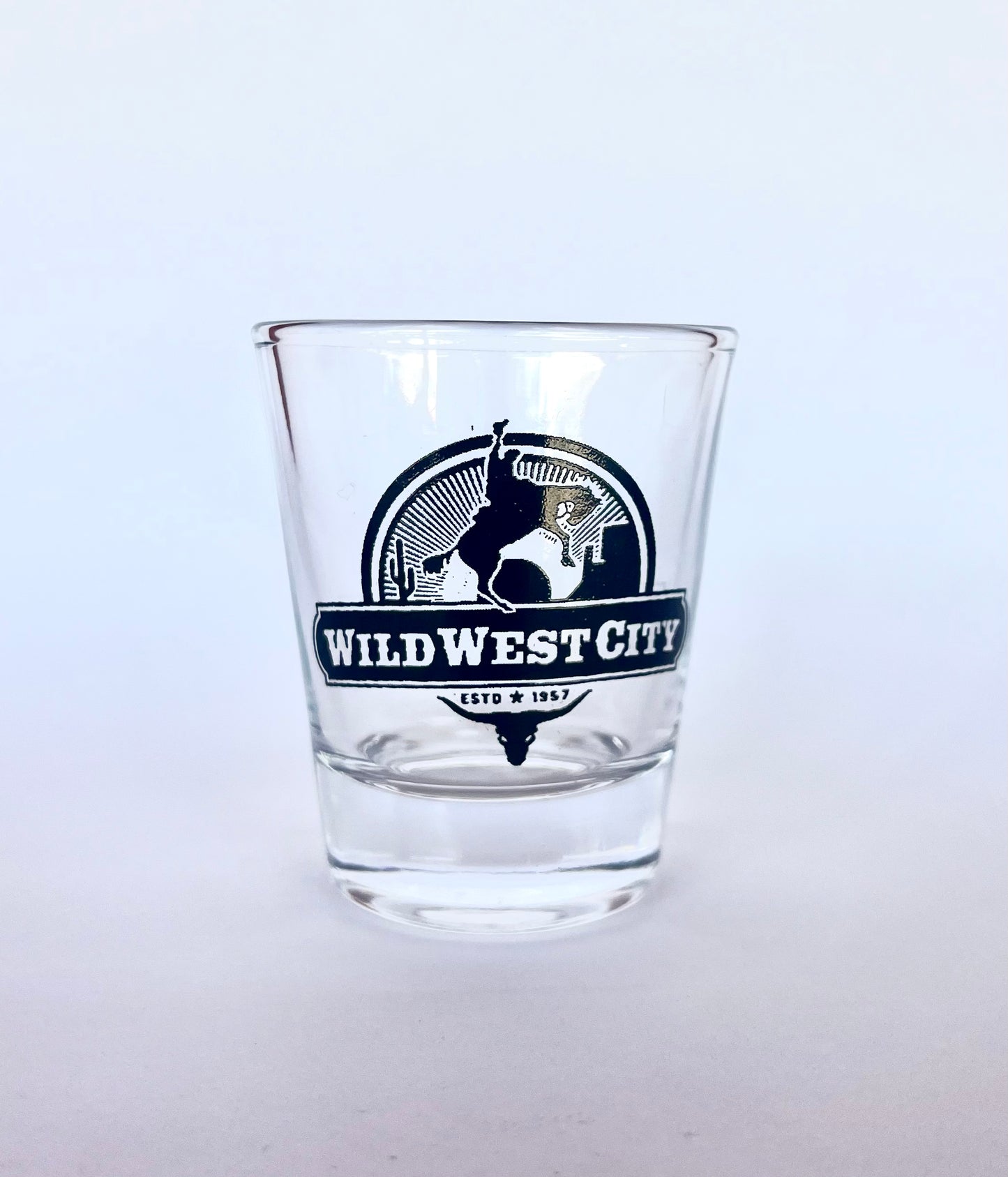 Wild West City Shot Glass