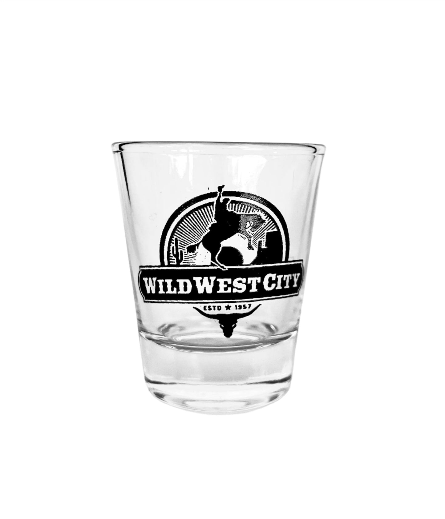 Wild West City Shot Glass