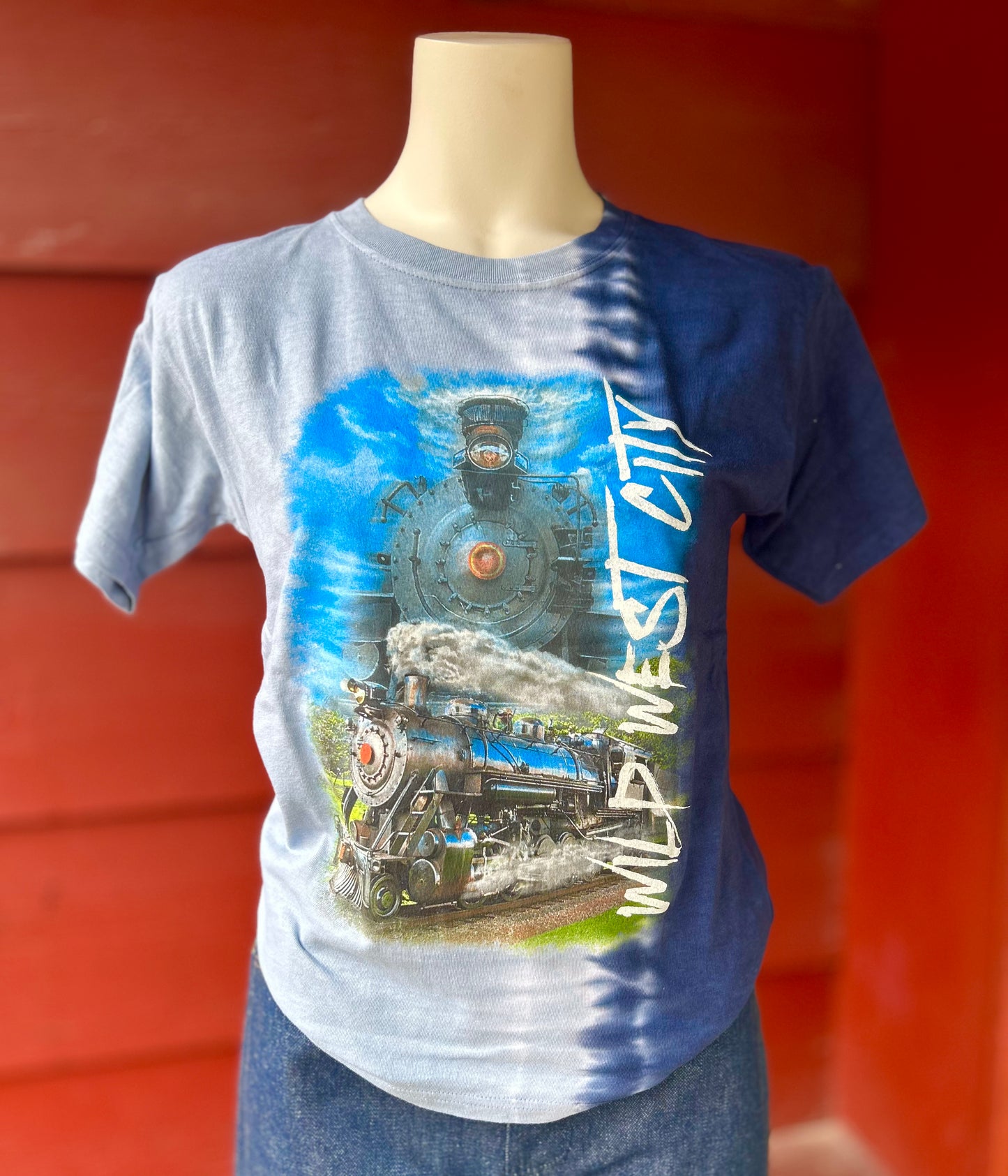 Glow in the Dark Wild West City Kids Train T-Shirt