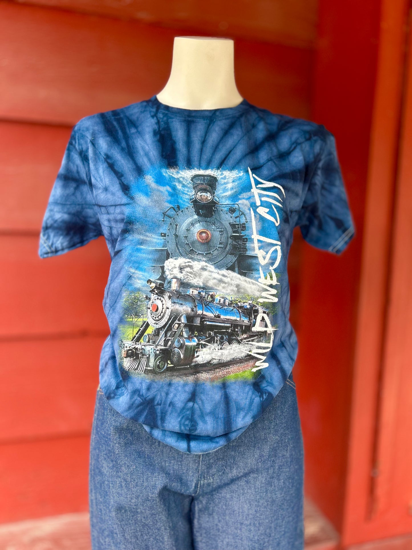 Glow in the Dark Wild West City Kids Train T-Shirt