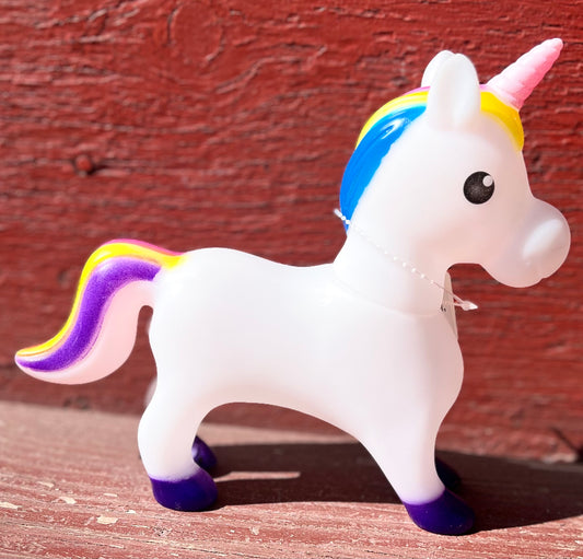 Unicorn squeaker toy
