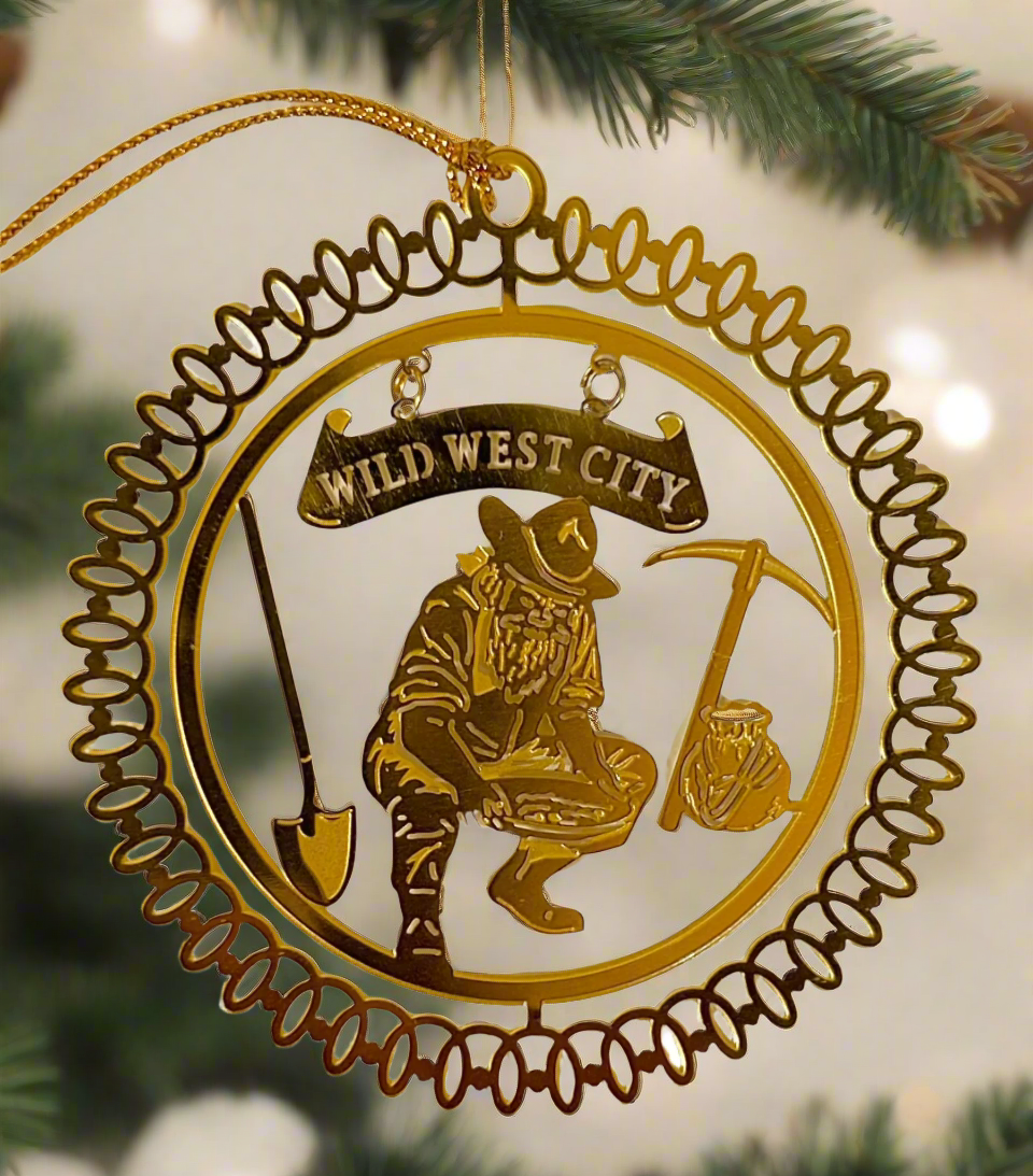 Wild West City Holiday Ornament