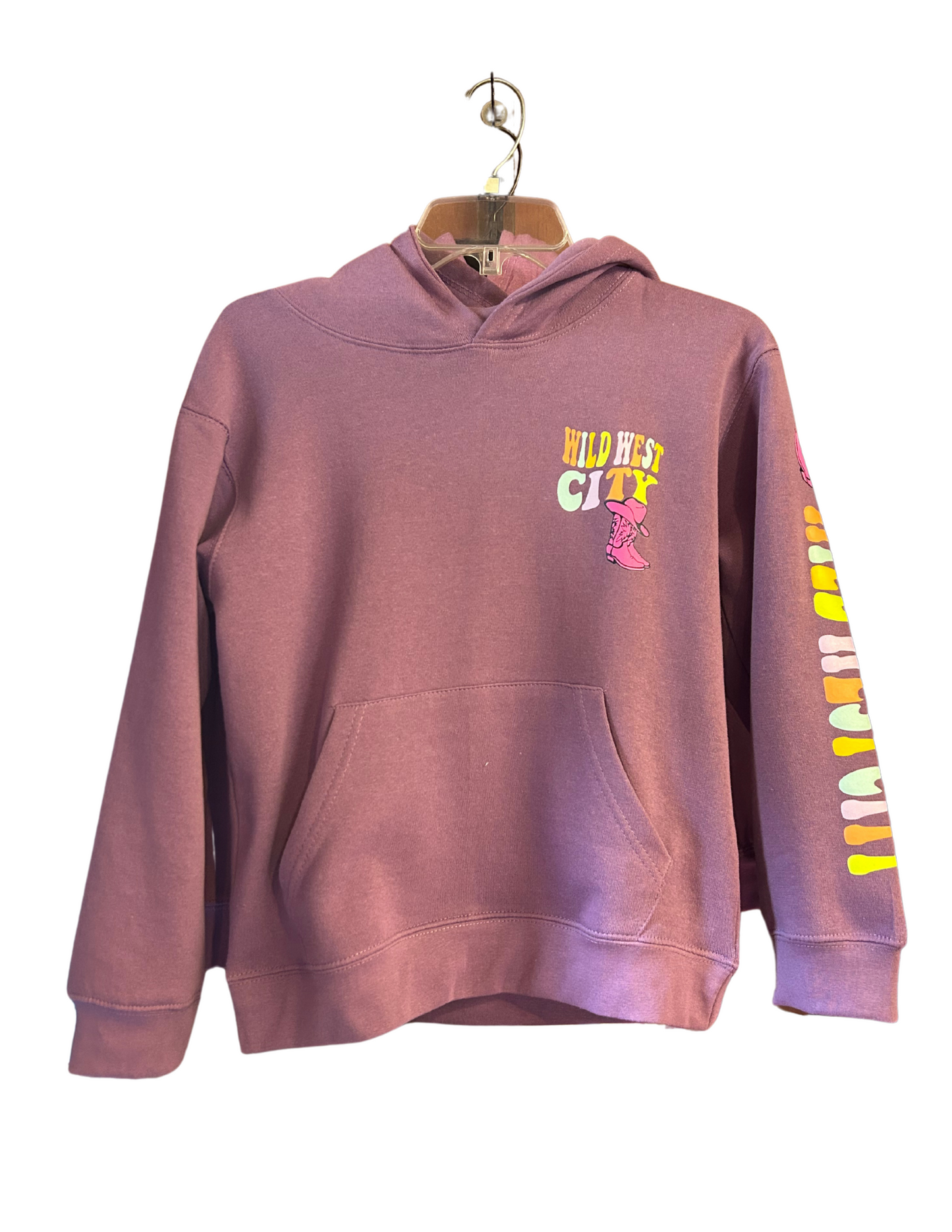 WWC Vibrant Colors Kids' Hoodie- Purple