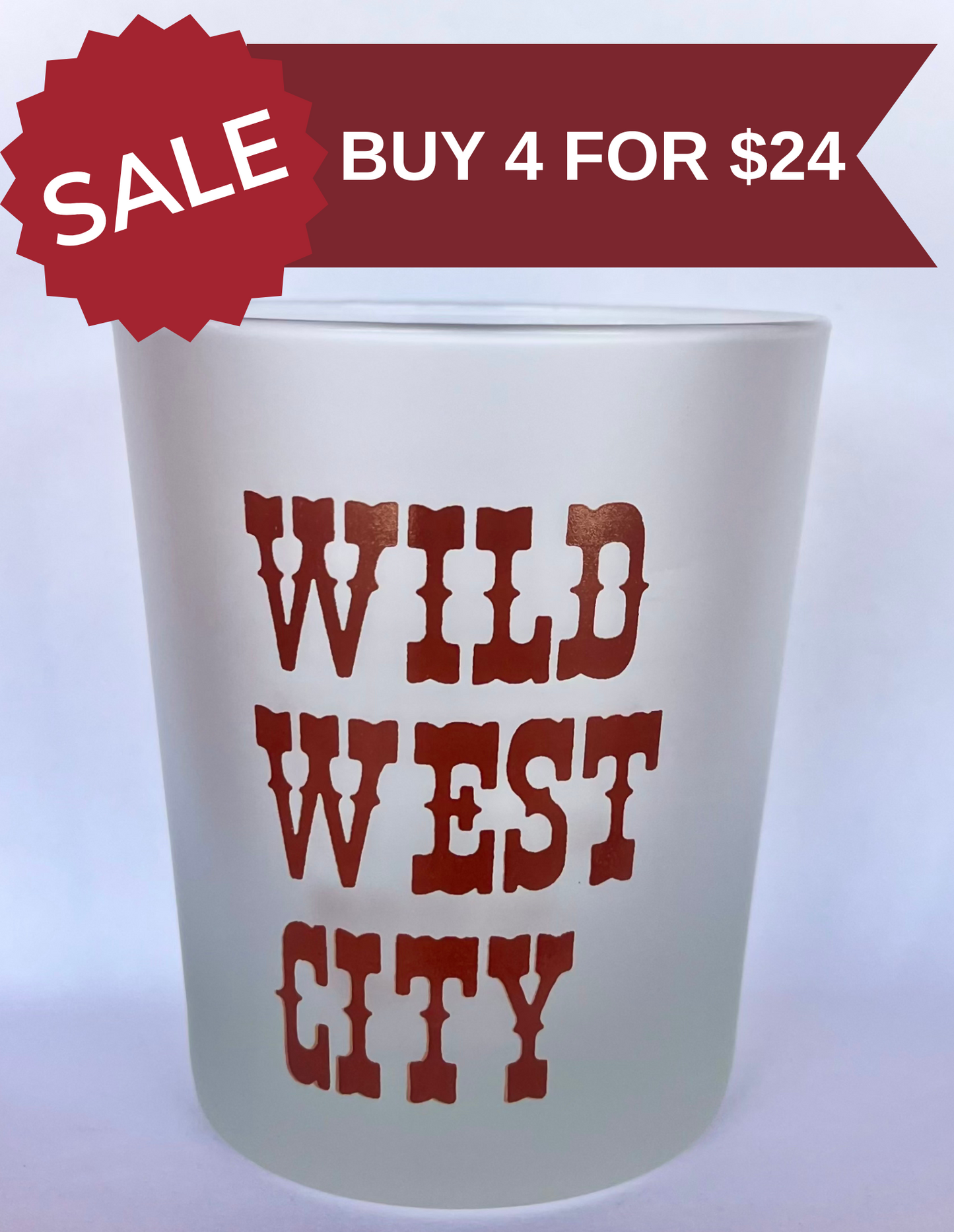 Wild West Frosted Glass