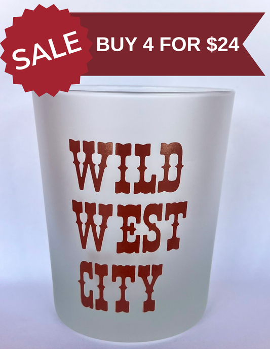 Wild West Frosted Glass