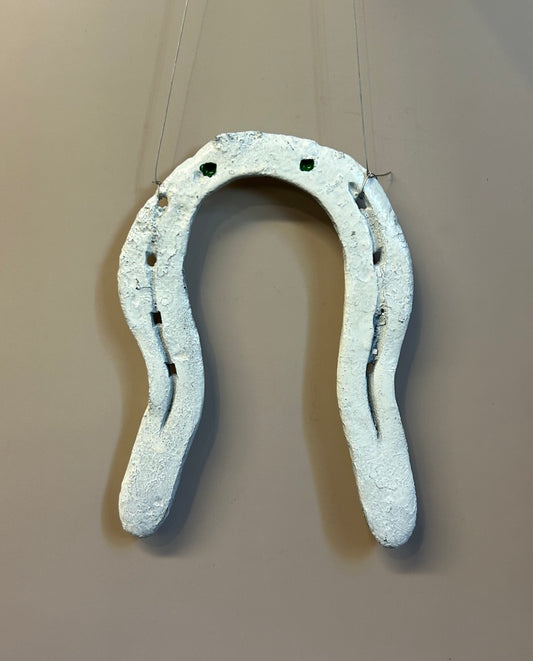 Ghost Horseshoe Halloween Decoration