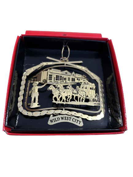 Wild West City Holiday Ornament
